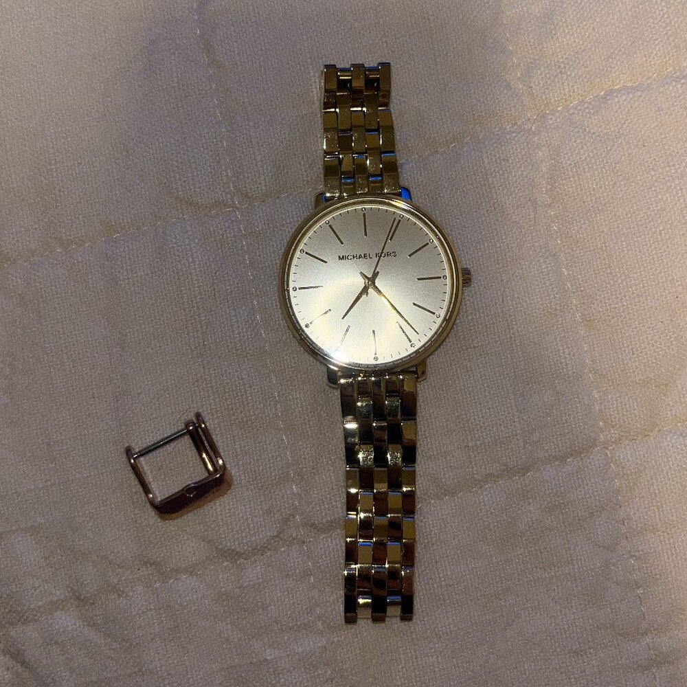 Michael Kors Gold Women's Watch with Small Diamonds